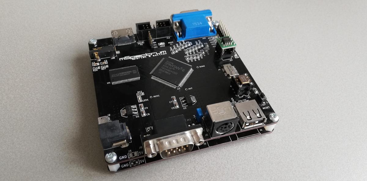 mSpectrum Spartan6 edition with LX9 FPGA and 512 KB SRAM